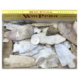 Native Arrowheads & Projectile Points WM Cigar Box