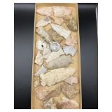 Native Stone Projectile Points In Box