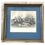 Battle of Camden Death of De Kalb Engraving Art
