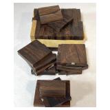 Solid Rosewood Blocks 35+ Pieces