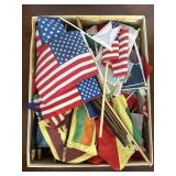 World & U.S. State Mini Flags 110+
