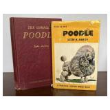 Poodle Dog Vintage Book Pair