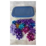 Decorative Star & Confetti Bows w Container