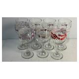Assorted Wine Glasses 7.5'