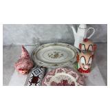 Plate Platter Wallet Coffee Pot Chicken Clown