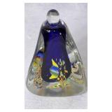 Glass Fish Paper Weight 5.5 x 4"