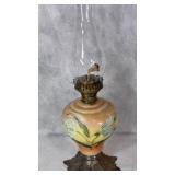 Floral Oil Lamp 21x7"