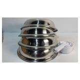 Stainless Steel Plate Covers & Measuring Cups