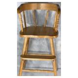 Wooden High Chair #13729 31.5x16x16"
