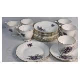 Elizabethan 18pc 6pl Fine Bone China Tea Set