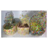 Easter Gift Baskets Lot of 3