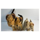 Stuffed Dogs 13' , 12' , 8' & 7'