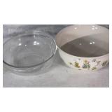 Glass Casserole Dish & Peter Rabbit Bowl