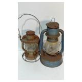 Dietz Kerosene Lanterns 10" &15"