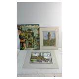 Signed Art Work 14x16' 14x11' & 16x12'