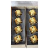 Dover Polished Brass Napkin Rings #7535