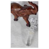 Wooden Elephant & Towle Elephant