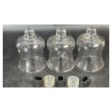 Crystal Candle Holders 3.5'