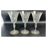 Tiffin-Franciscan Crystal Cocktail Glasses