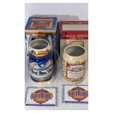 Budweiser Giftware Steins 7' & 5.5'