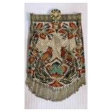 Mandalian Mesh Flapper Purse 6x4.5'