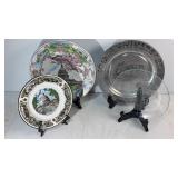Decorative Plates 10' , 10' , 7.75' & 8'