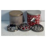 Yankee Candle Illuma-Lid Jar Toppers And Candles.