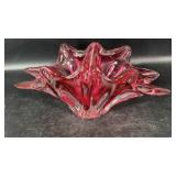 Art Glass Free Form Bowl
