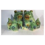 Chinese Porcelain Guardian Foo Dogs