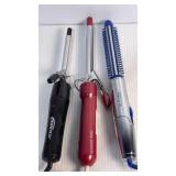 Curling Irons & Brush (untested)