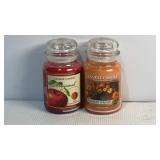 2 Yankee Candle Macintosh Pumpkin Wreath.