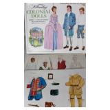 Hilliamsburg 8 Colonial Dolls W Costumes