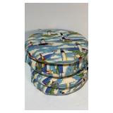 Round Nautical Seat Cushions 15" Circle