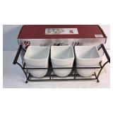 B. Smith 4-Piece Flatware Caddy 15"