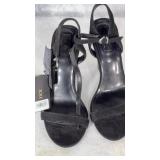 XXI Black Open Toe High Heels #00328843