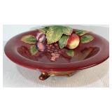 Fitz & Floyd Renaissance Ceramic Bowl 3.5x13'