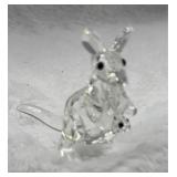 2 1/4" Tall Swarovski Crystal Mother Kangaroo