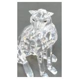 Swarovski Crystal Cheetah Figurine 4'x 3'