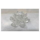 Swarovski  Crystal Lg Water Lily Candle Holder