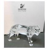Swarovski Crystal Tiger 5 1/2 x  3'