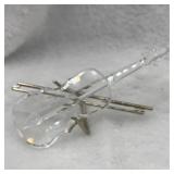 SWAROVSKI VIOLIN WITH BOW & STAND 203056 RETIRED