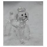 Swarovski Crystal Poodle Standing Figure Figurine