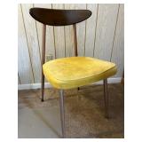 MCM Viko Baumritter Chair w/ Curved Wood Backrest