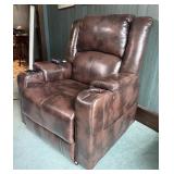 Power Lift Massage Chair Brown