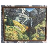 Waterfall Canyon Oil Painting