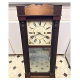 Antique c.1860 Daniel Pratt Column & Splat Clock
