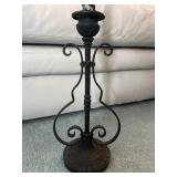 Wrought Iron Candlestick Holder