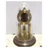 Elgin S. Haller Anniversary Clock Glass Dome