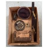 Antique Lock Watch Vials Pendulum Protector