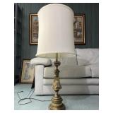 Brass Tall Vintage Table Lamp